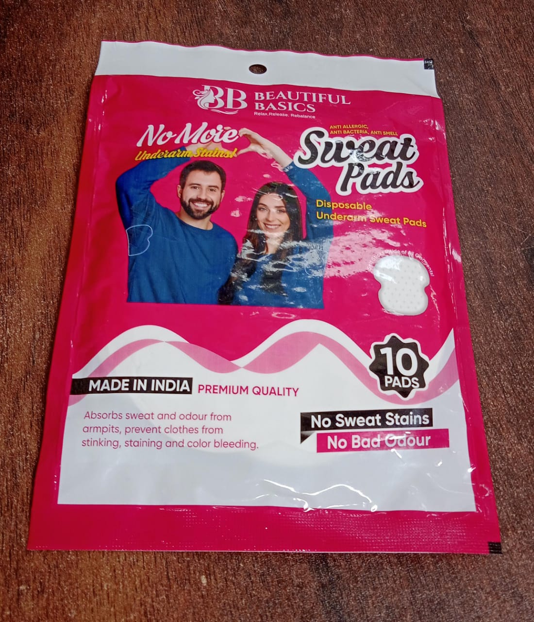 Underarms Sweat Pads Disposable Highly Absorbent Pads Cotton Anti-Allergic Anti Bacteria Anti Smell Underarm Perspiration Pad For Men And Women (Pack of 10) Underarms Sweat Pads Disposable Highly Absorbent Pads Cotton Anti-Allergic Anti Bacteria Anti Smell Underarm Perspiration Pad For Men And Women (Pack of 10)